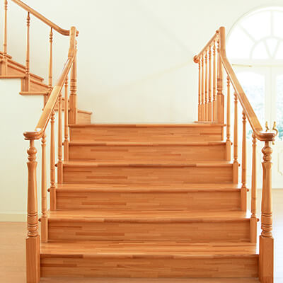 schody drewniane, balustrady drewniane